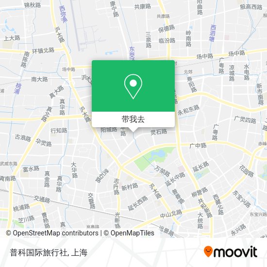 普科国际旅行社地图