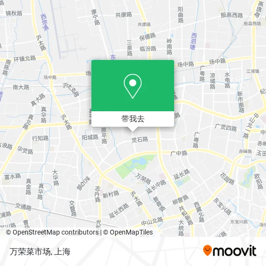 万荣菜市场地图