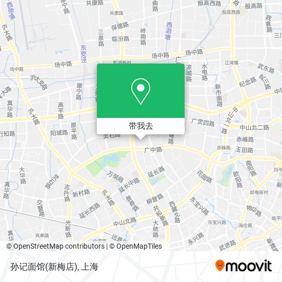 孙记面馆(新梅店)地图