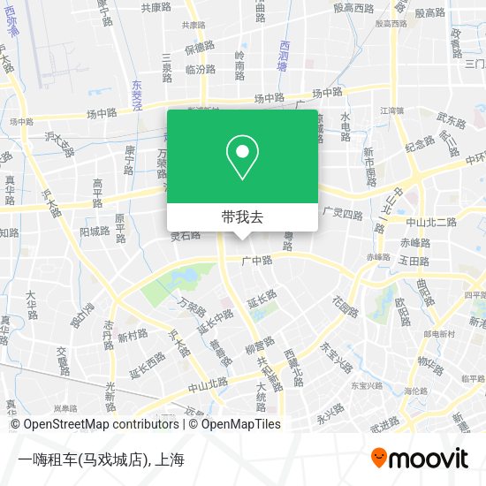 一嗨租车(马戏城店)地图