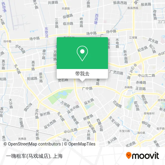 一嗨租车(马戏城店)地图