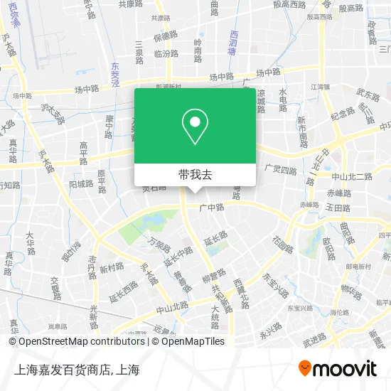 上海嘉发百货商店地图