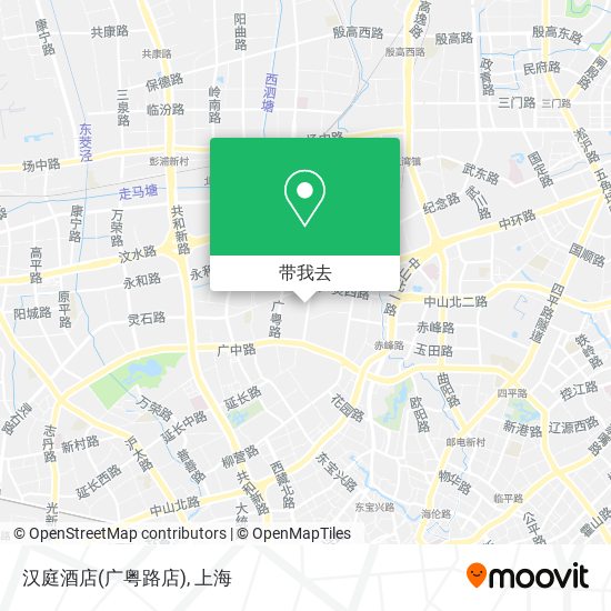 汉庭酒店(广粤路店)地图