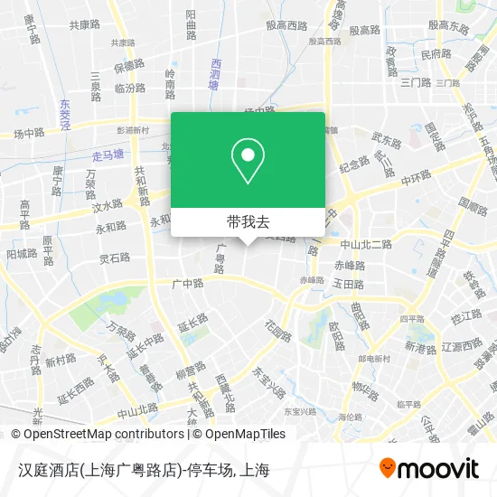 汉庭酒店(上海广粤路店)-停车场地图