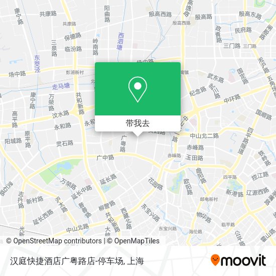汉庭快捷酒店广粤路店-停车场地图