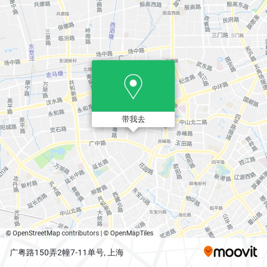 广粤路150弄2幢7-11单号地图