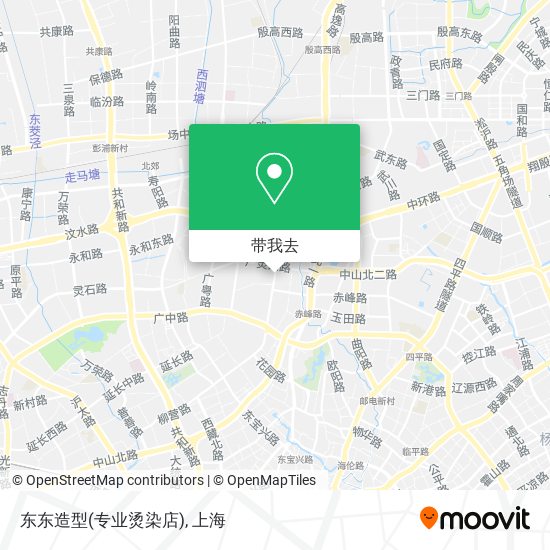 东东造型(专业烫染店)地图