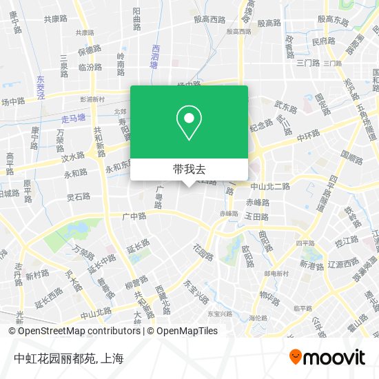 中虹花园丽都苑地图
