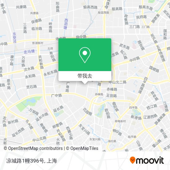 凉城路1幢396号地图