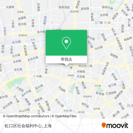 虹口区社会福利中心地图