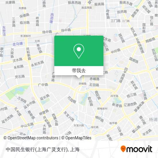 中国民生银行(上海广灵支行)地图