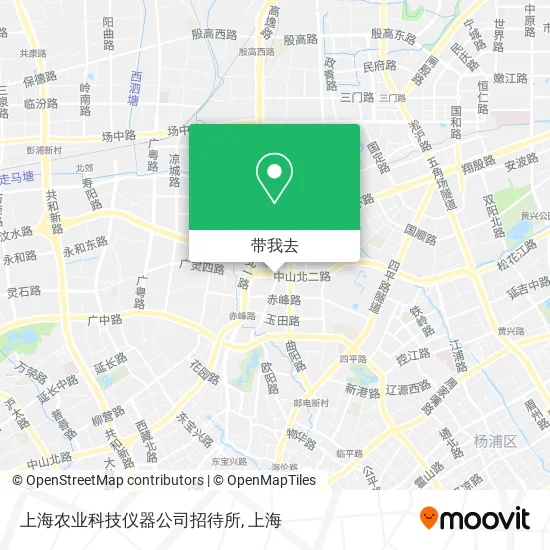 上海农业科技仪器公司招待所地图