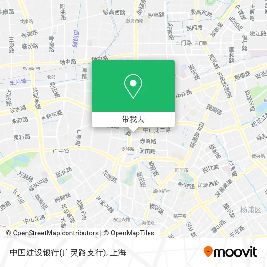 中国建设银行(广灵路支行)地图
