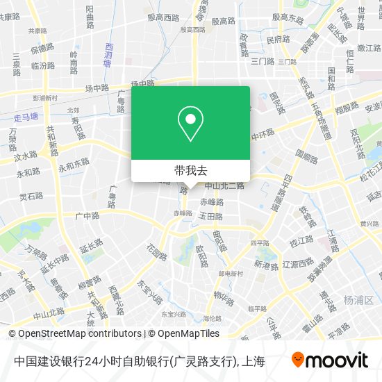 中国建设银行24小时自助银行(广灵路支行)地图