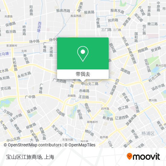 宝山区江旅商场地图