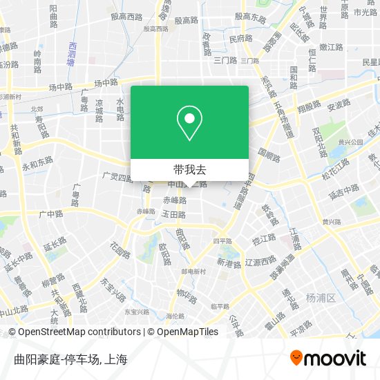 曲阳豪庭-停车场地图