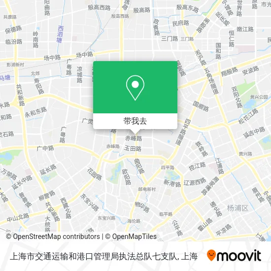 上海市交通运输和港口管理局执法总队七支队地图