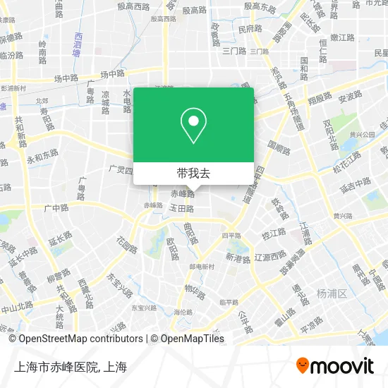上海市赤峰医院地图