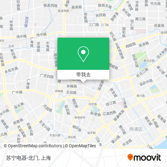 苏宁电器-北门地图