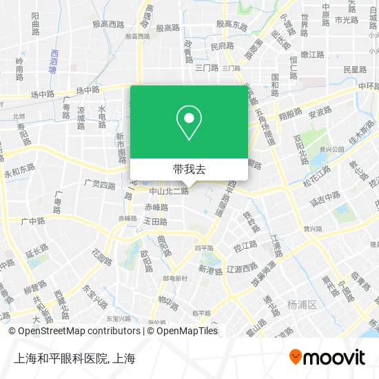 上海和平眼科医院地图