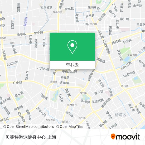 贝菲特游泳健身中心地图