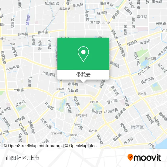 曲阳社区地图