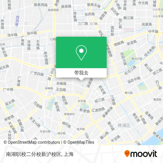 南湖职校二分校新沪校区地图