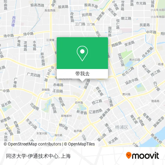 同济大学-伊通技术中心地图