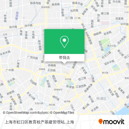 上海市虹口区教育校产基建管理站地图