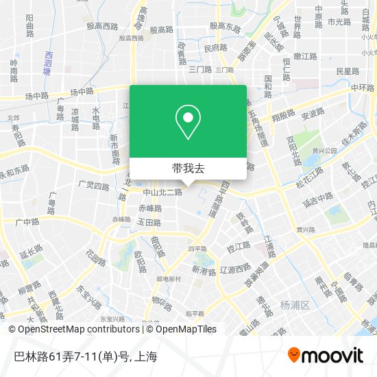 巴林路61弄7-11(单)号地图