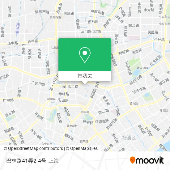 巴林路41弄2-4号地图