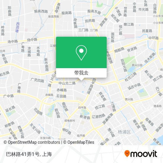巴林路41弄1号地图