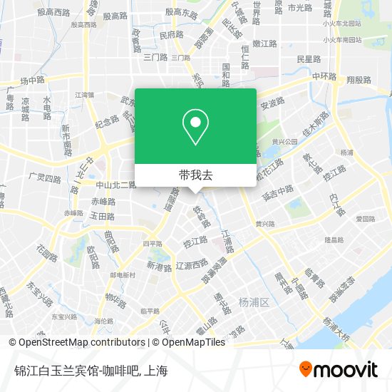 锦江白玉兰宾馆-咖啡吧地图