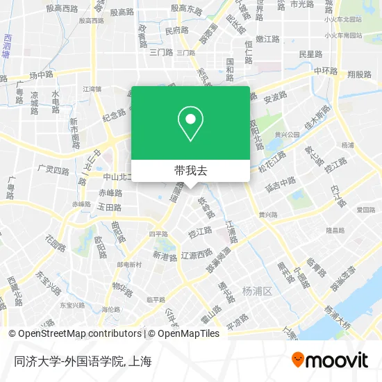 同济大学-外国语学院地图
