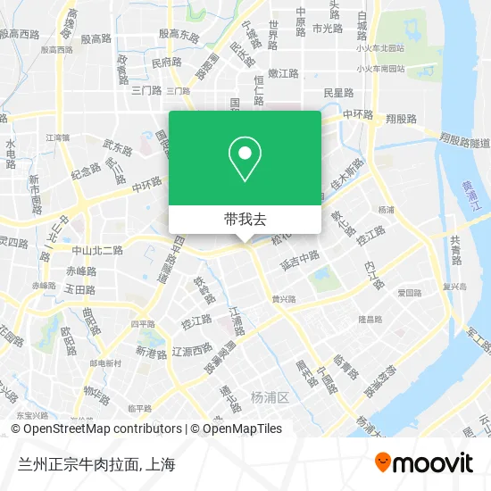 兰州正宗牛肉拉面地图