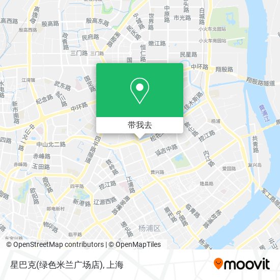 星巴克(绿色米兰广场店)地图
