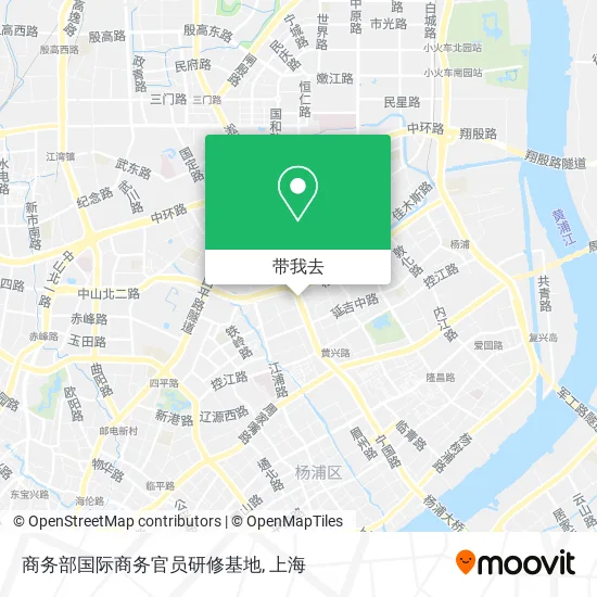 商务部国际商务官员研修基地地图