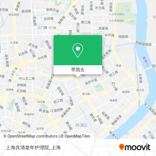 上海共清老年护理院地图