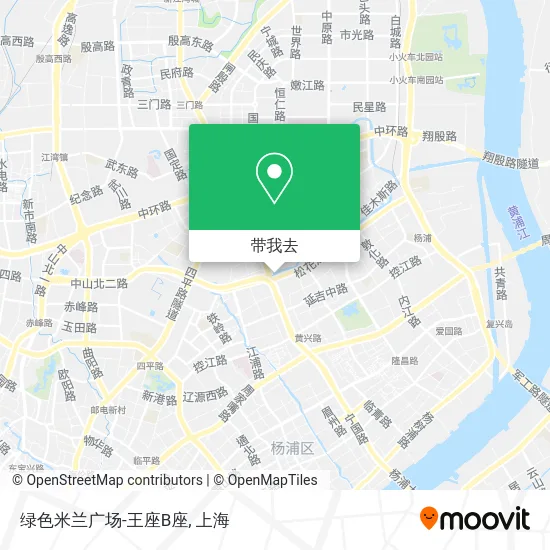 绿色米兰广场-王座B座地图