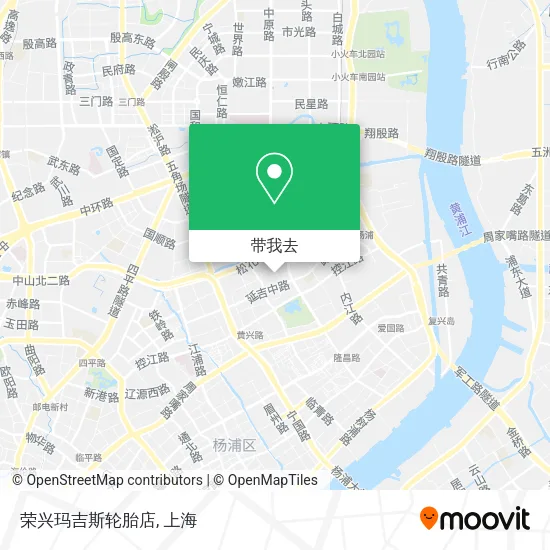 荣兴玛吉斯轮胎店地图