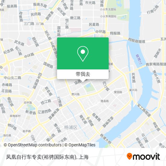 凤凰自行车专卖(裕骋国际东南)地图