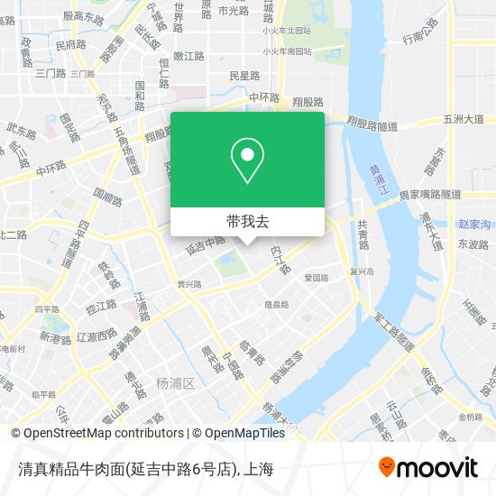 清真精品牛肉面(延吉中路6号店)地图