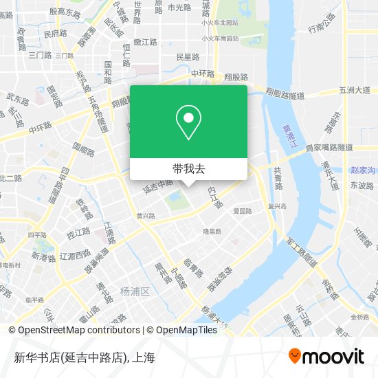 新华书店(延吉中路店)地图