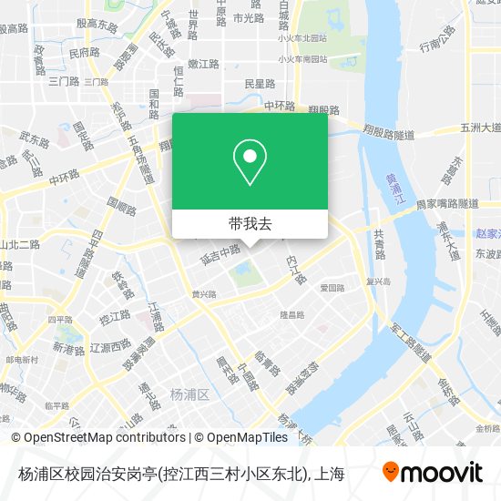 杨浦区校园治安岗亭(控江西三村小区东北)地图