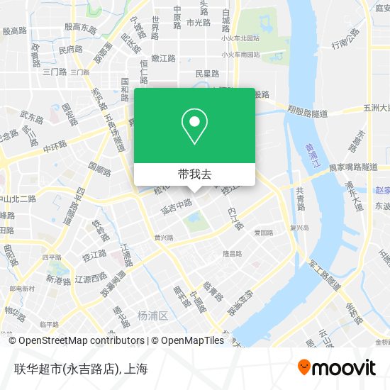 联华超市(永吉路店)地图