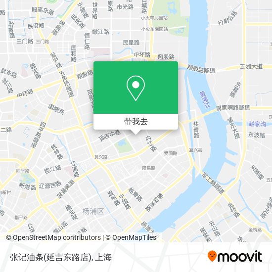 张记油条(延吉东路店)地图