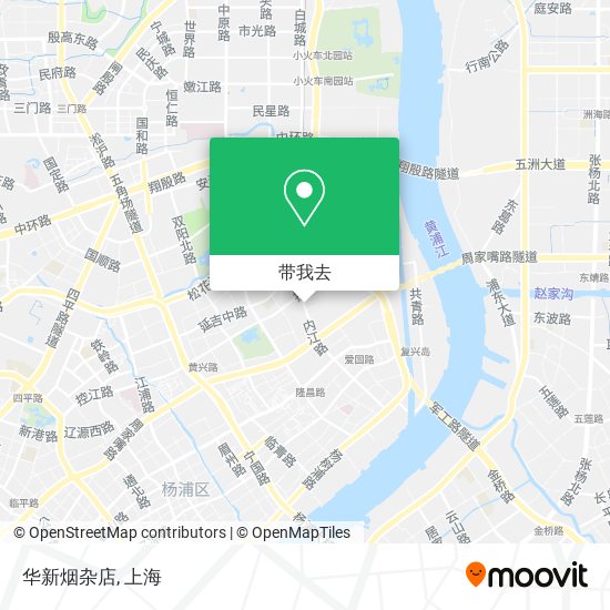 华新烟杂店地图