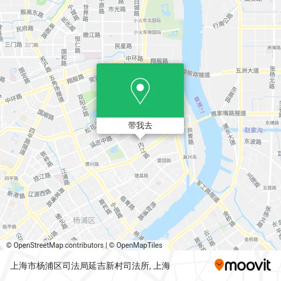 上海市杨浦区司法局延吉新村司法所地图