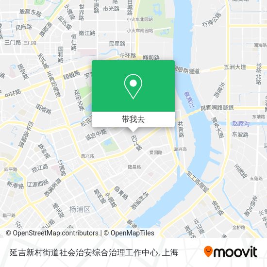 延吉新村街道社会治安综合治理工作中心地图