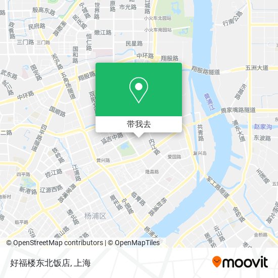 好福楼东北饭店地图